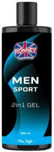 Ronney Men Sport Shampoo + Shower Gél ​​2in1 - 300ml